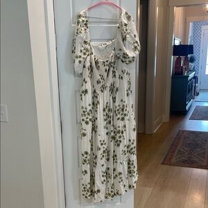 Abercrombie and Fitch floral on or off the shoulder dress